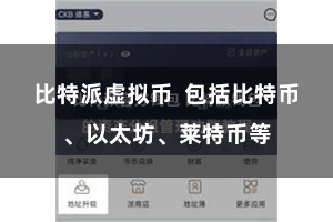 比特派虚拟币 包括比特币、以太坊、莱特币等