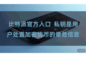 比特派官方入口  私钥是用户处置加密货币的垂危信息